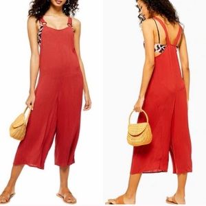 NWT TopShop Tort Ring Wide Leg Jumpsuit